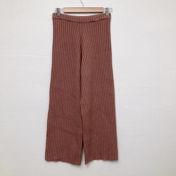 Baserange Maru Pants Small Pink Ribbed Wool - Picture 2 of 7